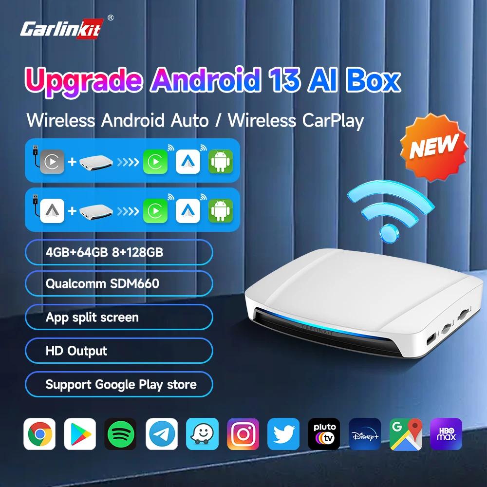 8 + 128G Carlinkit Tv ڽ ȵ̵ 13  Carplay ڵ ڽ ̴ ȵ̵ ڵ   Qualcomm 8 ھ Fota ׷̵ HDMI